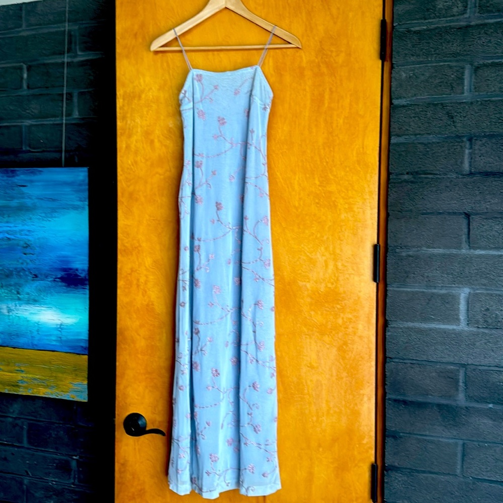 Rampage dress glittery periwinkle